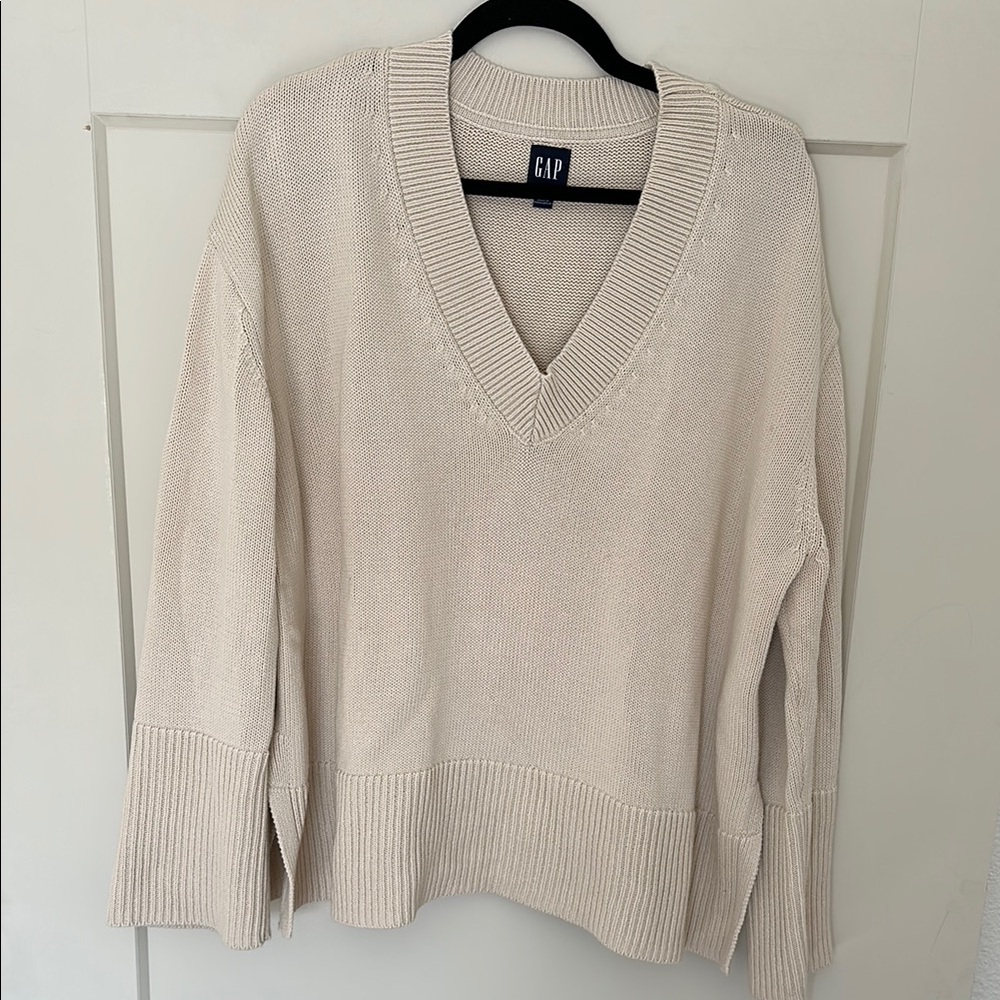GAP Cotton Cream Sweater